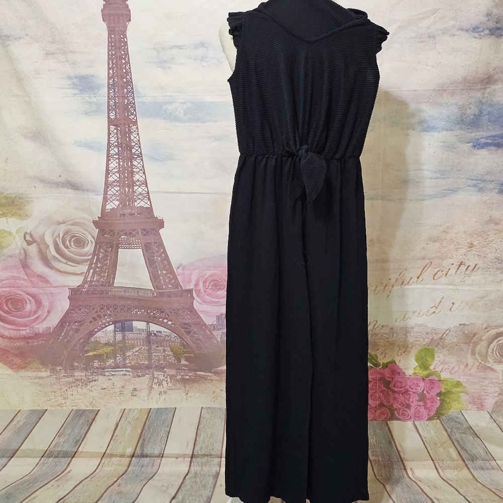 Caution To The Wind Black Jumpsuit